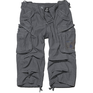 Brandit Pantaloncini 3/4  Industry Vintage Grigio Scuro