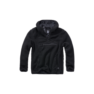 Brandit Giacca  Teddyfleece Worker Nera