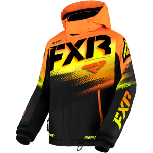 FXR Giacca Snow Donna  Boost Nero-Arancio-Fluo Fade