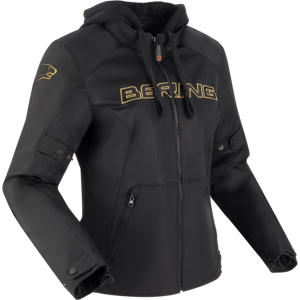 Bering Giacca Moto Donna  Spirit Nero-Oro