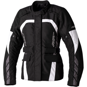 RST Giacca Moto Donna  Alpha 5 Nero-Bianco