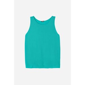 Calzedonia Top in Viscosa Crinkle Donna Verde S
