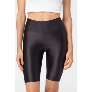 Calzedonia Leggings Sport da Ciclista Super Lucidi Donna Nero S