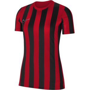 Nike Maglia Striped Division IV Rosso e Nero per Donne CW3816-658 L