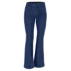 Freddy Jeans super flare con vita regular e cuciture decorative Dark Jeans-Seams On Tone Donna Extra Large