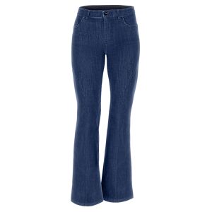 Freddy Jeans super flare con vita regular e cuciture decorative Dark Jeans-Seams On Tone Donna Large