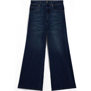 Freddy Jeans culotte lunghezza cropped lavaggio effetto used Dark Jeans-Seams On Tone Donna Extra Large