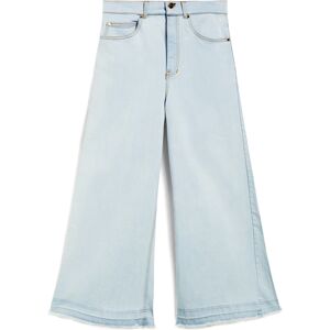 Freddy Jeans culotte lunghezza cropped fondo taglio a vivo Denim Bleach Yellow S. Donna Xxs