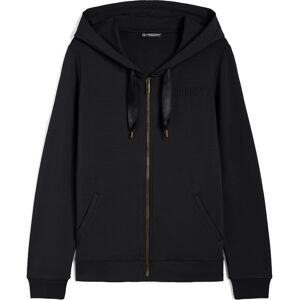 Freddy Felpa in viscosa con cappuccio e chiusura zip Nero Donna Extra Large