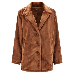 Freddy Cappotto teddy coat oversize in pelliccia teddy Thrush Donna Large