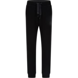 Freddy Pantaloni in felpa tricot con coulisse in raso Nero Donna Extra Large