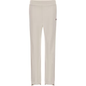 Freddy Pantaloni in punto milano con fondo risvoltabile tartan Beige-Check Beige Donna Extra Small