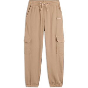 Freddy Pantaloni cargo da donna in tessuto jersey waffle Warm Taupe Donna Extra Large