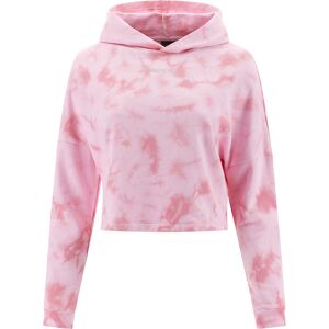 Freddy Felpa comfort leggera cropped tie dye con cappuccio Tie Dye Pink Donna Extra Small