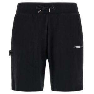 Freddy Pantaloncini sportivi vita in costina con coulisse Nero Donna Extra Small