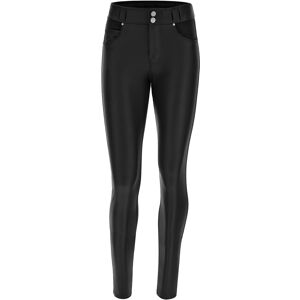 Freddy Pantaloni N.O.W.® superskinny fronte similpelle Nero Donna Extra Large