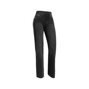 Freddy Pantaloni N.O.W.® wide leg vita alta in jersey effetto denim Jeans Nero-Cuciture In Tono Donna Small