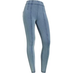 Freddy Jeggings N.O.W.® vita bustier e gamba con impuntura centrale Light Blue Denim-Blue S. Donna Xxx Large