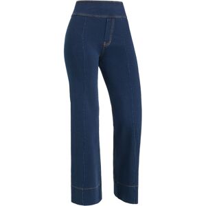 Freddy Pantaloni N.O.W.® in jersey effetto denim wide leg cropped Denim Blu Medio-Tob. Seams Donna Medium