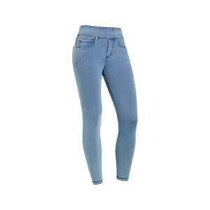 Freddy Leggings N.O.W.® superskinny vita media in jersey denim Denim Light Blue-Blue Seams Donna Large