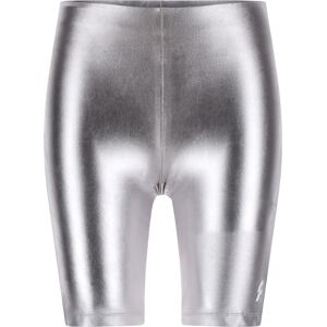 Freddy Biker aderenti argento metallizzato e vita alta senza cintura Coated Silver Donna Extra Small