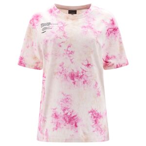 Freddy T-shirt in cotone tie dye con stampa lettering Tie Dye Fuchsia On Pink Donna Small
