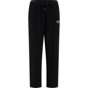 Freddy Pantaloni a palazzo in interlock con stampa oro chiaro Nero Donna Small