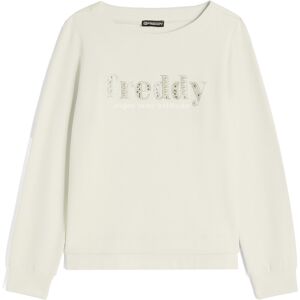 Freddy Felpa girocollo in french terry modal con logo in strass Tofu Donna Medium