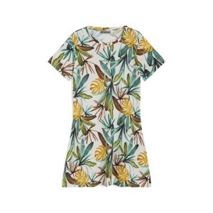 Freddy Abito skater in jersey modal stampa tropical all over White - Allover Flower Donna Extra Small