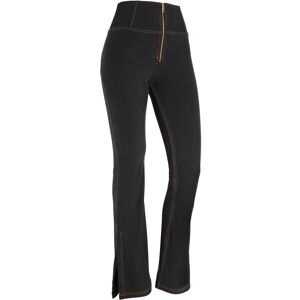 Freddy Jeggings WR.UP® vita super alta, flare con spacchi sul fondo Black Indigo+ Tob.Seams Donna Extra Large