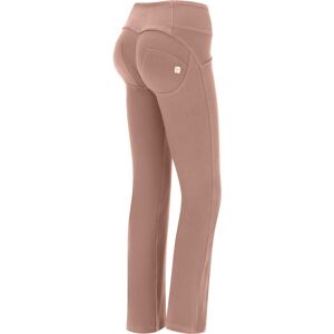 Freddy Pantaloni push up WR.UP® in cotone vita media fondo cropped Raw Umber Donna Large