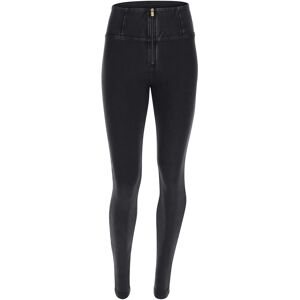 Freddy Jeggings push up WR.UP® skinny vita alta tessuto organico Jeans Nero-Cuciture In Tono Donna Large