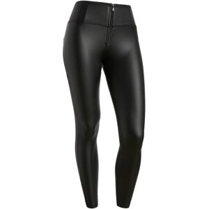 Freddy Pantaloni push up WR.UP® clessidra vita alta similpelle eco Nero Donna Extra Small