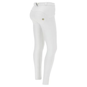 Freddy Pantaloni push up WR.UP® skinny in similpelle ecologica Bianco Donna Xxs