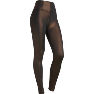 Freddy Pantaloni push up WR.UP® vita altissima effetto metallizzato French Roast Coated Donna Extra Large