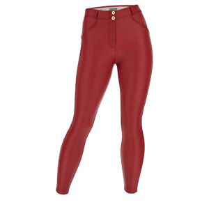 Freddy Pantaloni push up WR.UP® curvy con gamba superskinny similpelle Deep Claret Donna Extra Large