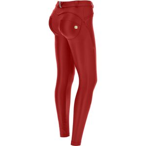 Freddy Pantaloni push up WR.UP® vita alta in similpelle ecologica Deep Claret Donna Extra Small