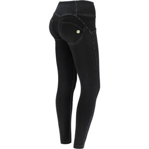 Freddy Jeggings push up WR.UP® 7/8 superskinny vita alta con bottoni Jeans Nero-Cuciture In Tono Donna Xxs