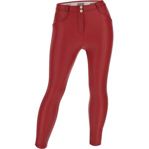 Freddy Pantaloni push up WR.UP® 7/8 curvy similpelle superskinny Deep Claret Donna Extra Large