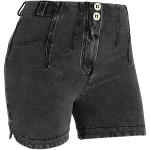 Freddy Shorts WR.UP® vita con pinces in jersey denim fondo stondato Jeans Nero-Cuciture In Tono Donna Xxs