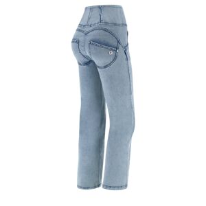 Freddy Jeans push up WR.UP® wide leg cropped in eco denim chiaro Light Blue Denim-Blue S. Donna Small