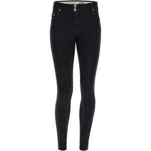 Freddy Jeans push up WR.UP® vita alta superskinny in denim navetta Jeans Nero-Cuciture In Tono Donna Extra Large