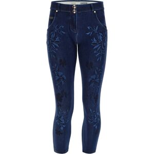 Freddy Jeans WR.UP® vita regular 7/8 con decoro floreale Dark Jeans-Seams On Tone Donna Extra Large