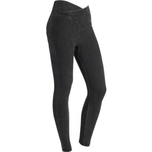 Freddy Leggings push up WR.UP® CORE vita alta in Tencel denim Jeans Nero-Cuciture In Tono Donna Extra Large