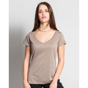 Vesti 100 Maglia donna modal collo V neutro o personalizzato