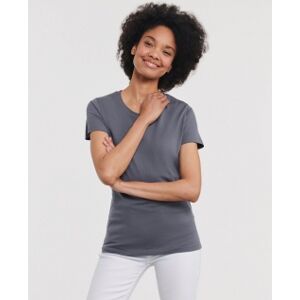 Russell 100 T-shirt donna Pesante Pure Organic neutro o personalizzato