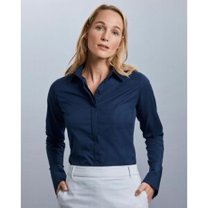 Russell 100 Camicia donna Ultimate Stretch maniche lunghe neutro o personalizzato