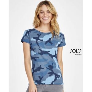 Sol's 100 T-shirt Camo women neutro o personalizzato