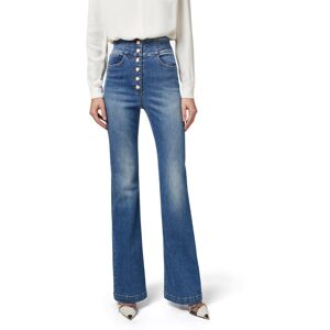 ELISABETTA FRANCHI JEANS PALAZZO CON ABBOTTONATURA donna denim PJ43S41E2 28