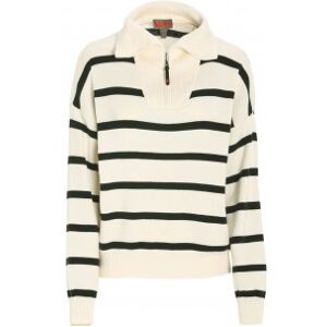 Slam Maglioncino mezza zip da donna Llyr white/navy L